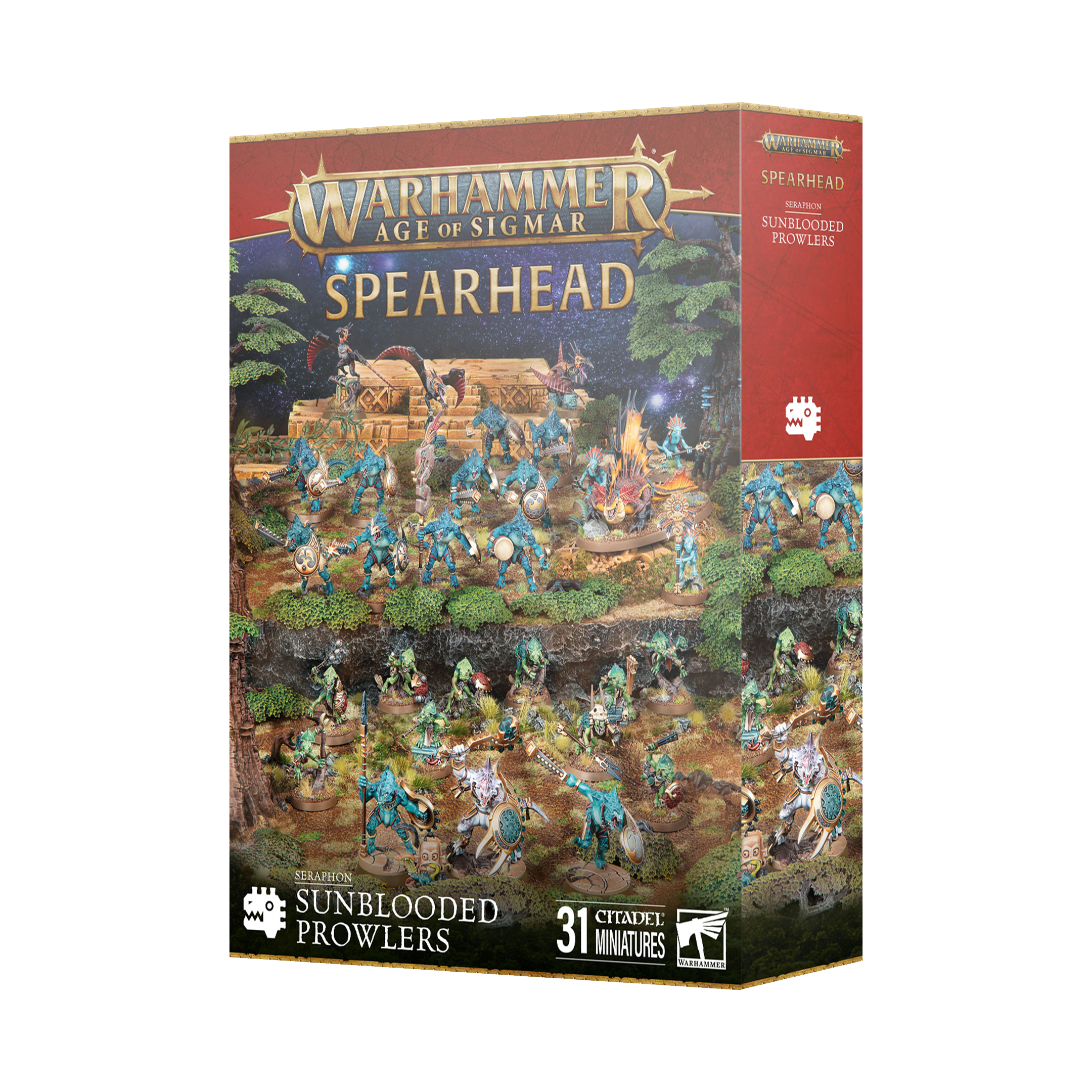 Spearhead: Seraphon: Sunblooded Prowlers