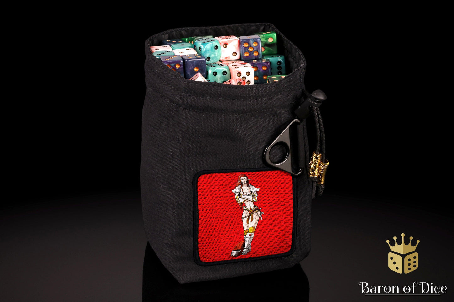 Baron's Dice Bag | Space Elves | Sexy Velcro Patch