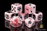 Murderous - Bloody Football Dice (Set of 7)