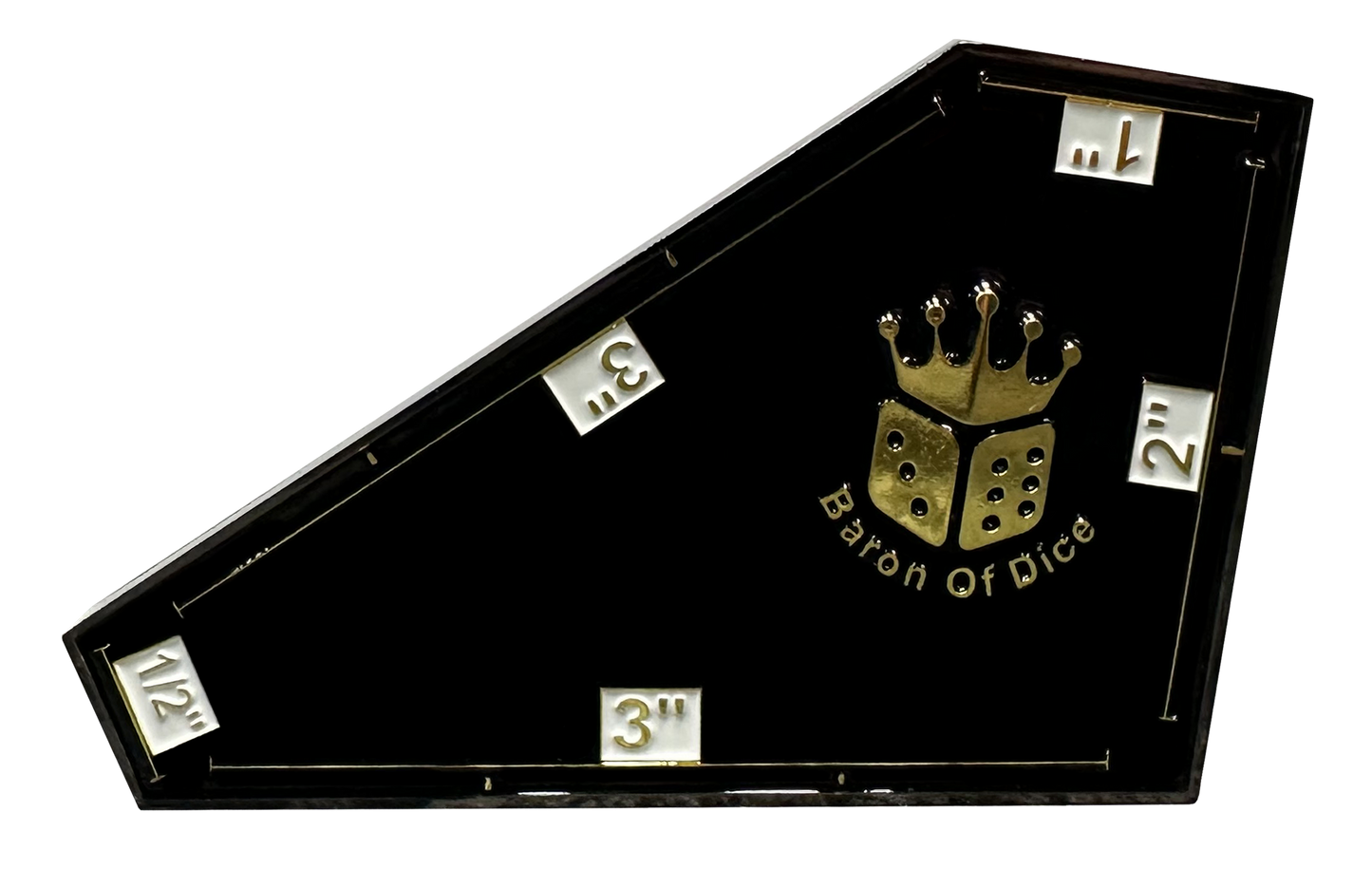 Metal Combat Gauge | Baron Coin™ Compatible | Skull Grinders | Black Lava