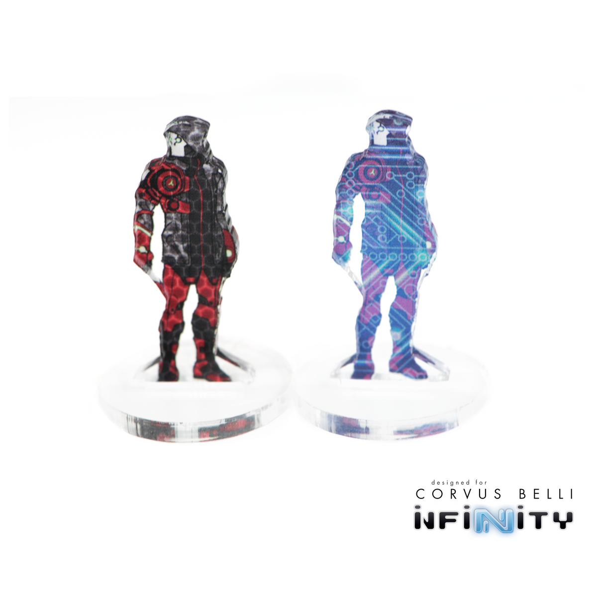 Infinity 3D Markers: Corregidor Bandit, Male (25mm Camo -3, Cybermask)
