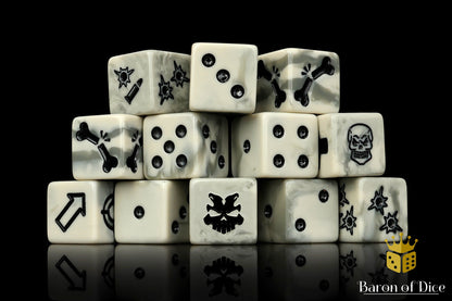 Ash Wasteland Dice - Skirmish Set