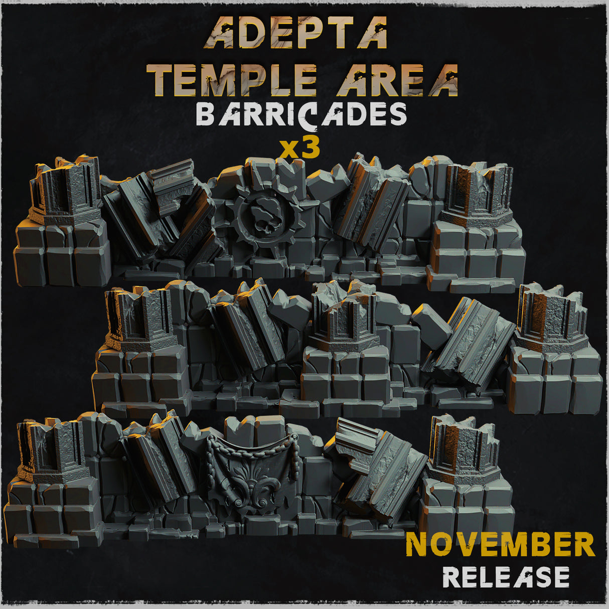 Adepta Temple Area - Barricades