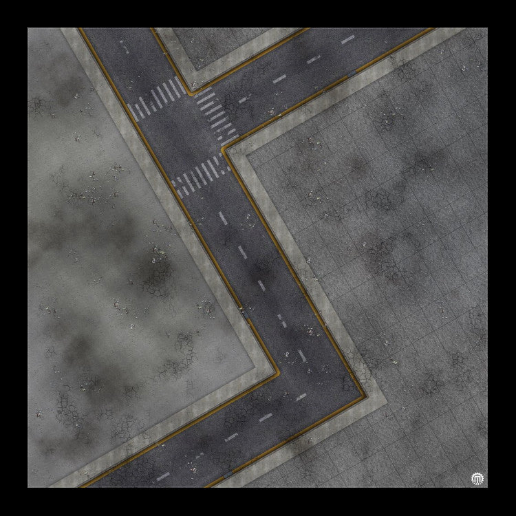 Mats by Mars: Crime Alley (Bend Rd) Tabletop Wargaming Play Mat