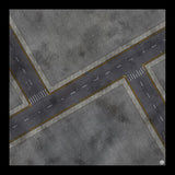 Mats by Mars: Crime Alley (Intersection) Tabletop Wargaming Play Mat