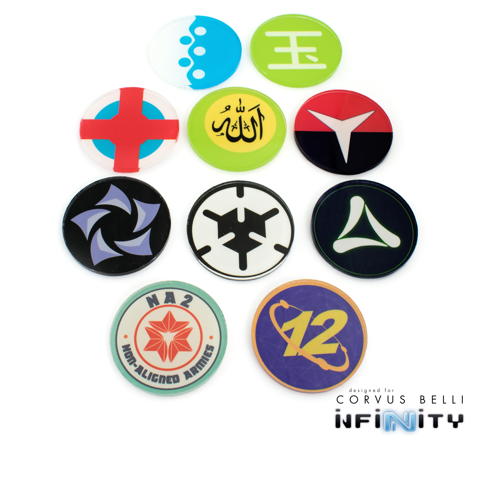 Infinity Faction Command Tokens