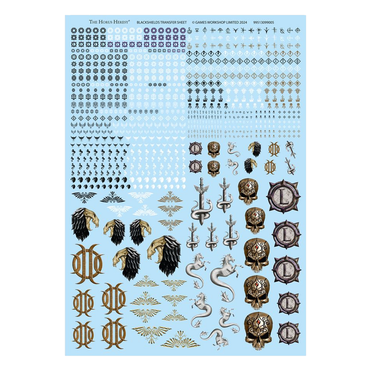 Legiones Astartes: Blackshields Transfer Sheet