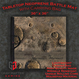 Blasted Battlefield - Neoprene Battle Mat - Warhammer, AoS, 40K, Kill Team, MCP, Shatterpoint, Legion, More