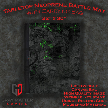 Blighted Cavern - Neoprene Battle Mat with Bag