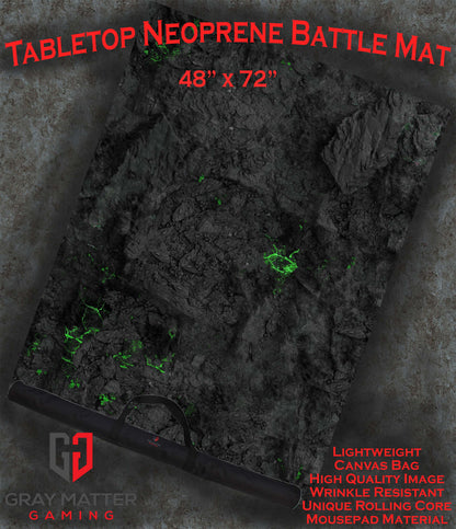 Blighted Cavern - Neoprene Battle Mat with Bag
