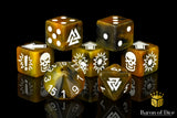 Glorious Ale - Bloody Football Dice (Set of 7)