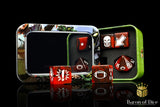 Chaos Red - Bloody Football Dice (Set of 7)