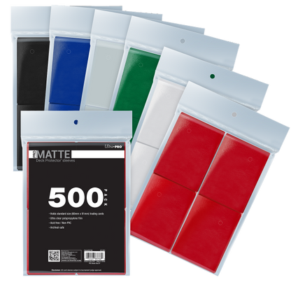 PRO-Matte Standard DECK PROTECTOR® Sleeves Bundle (500ct)