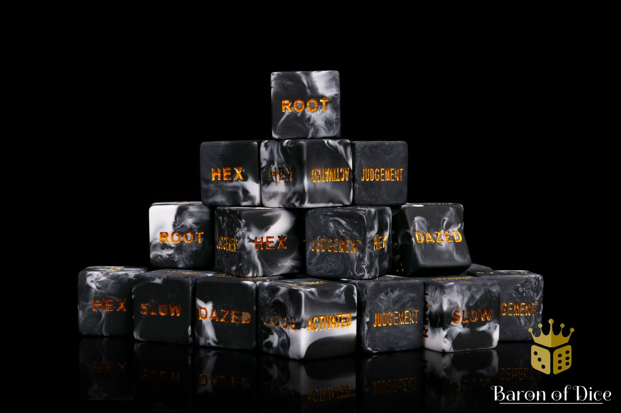 Keyword Counters - Matte Marbled - Set of 12