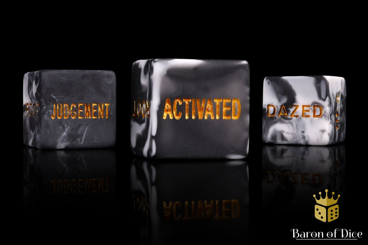 Keyword Counters - Matte Marbled - Set of 12