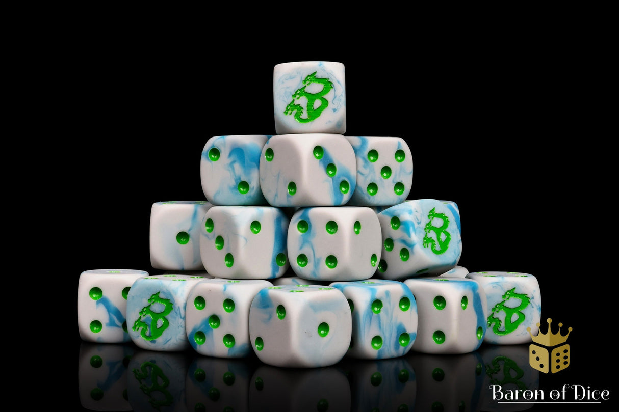 Hydra Dice - White Shadow