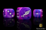 Children of Profligacy Dice - Silver Inlay