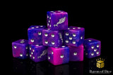 Children of Profligacy Dice - Silver Inlay