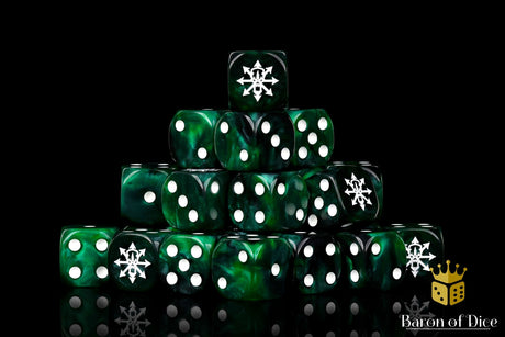 Tainted Knight Dice - Green