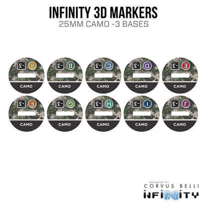 Infinity 3D Markers: Jacques Bruant (25mm Camo -3)