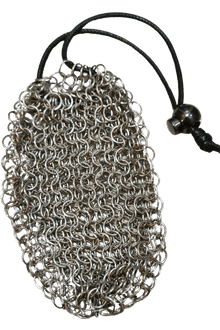 Futhark Handmade Chainmail DND Dice Bag – Medieval-Style D&D Dice Bag for RPG Polyhedral Dice Storage – DND Accessories: Ultra Durable Metal Dice Bag. Great DND Gift/DM Gift