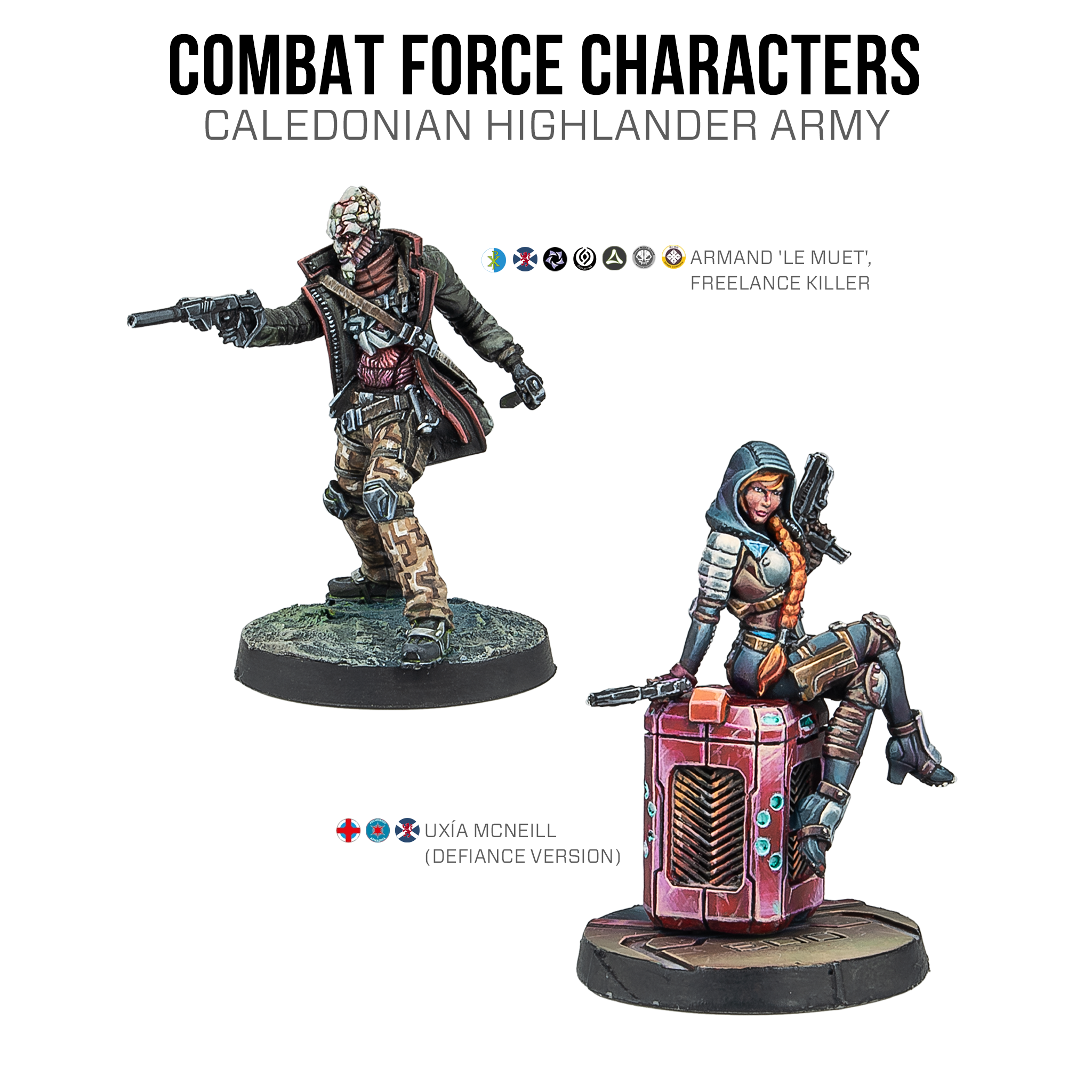 Caledonian Combat Force Characters [LIMITED RELEASE]