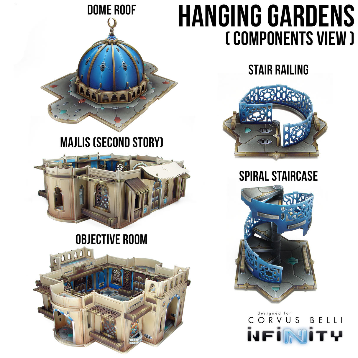 Alcazaba Hanging Gardens (W/ Spiral Staircase)