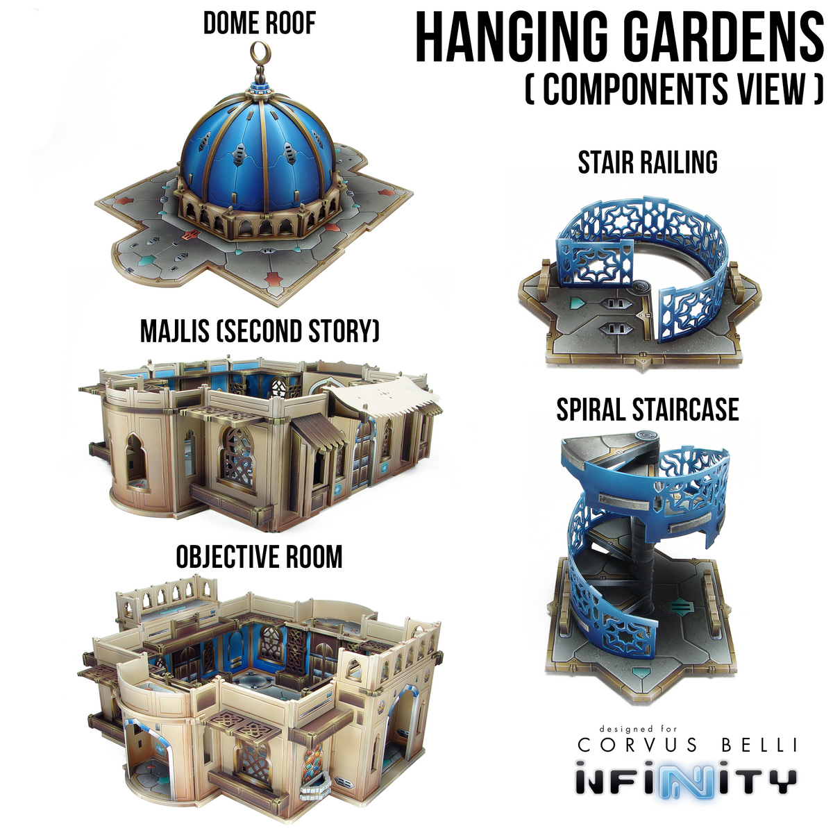 Alcazaba Hanging Gardens — Bare MDF