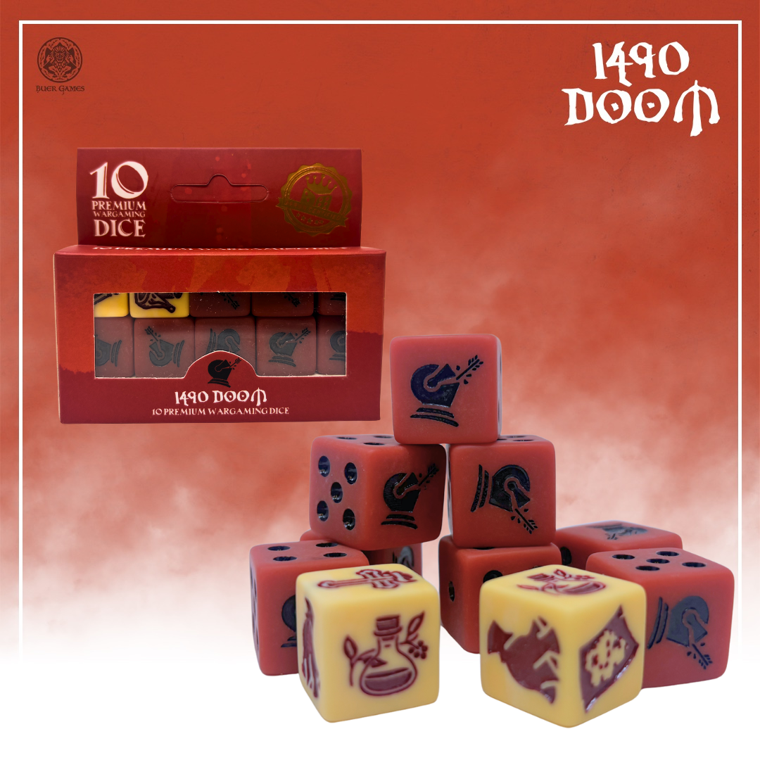 1490 Doom Dice Set | 10 Count