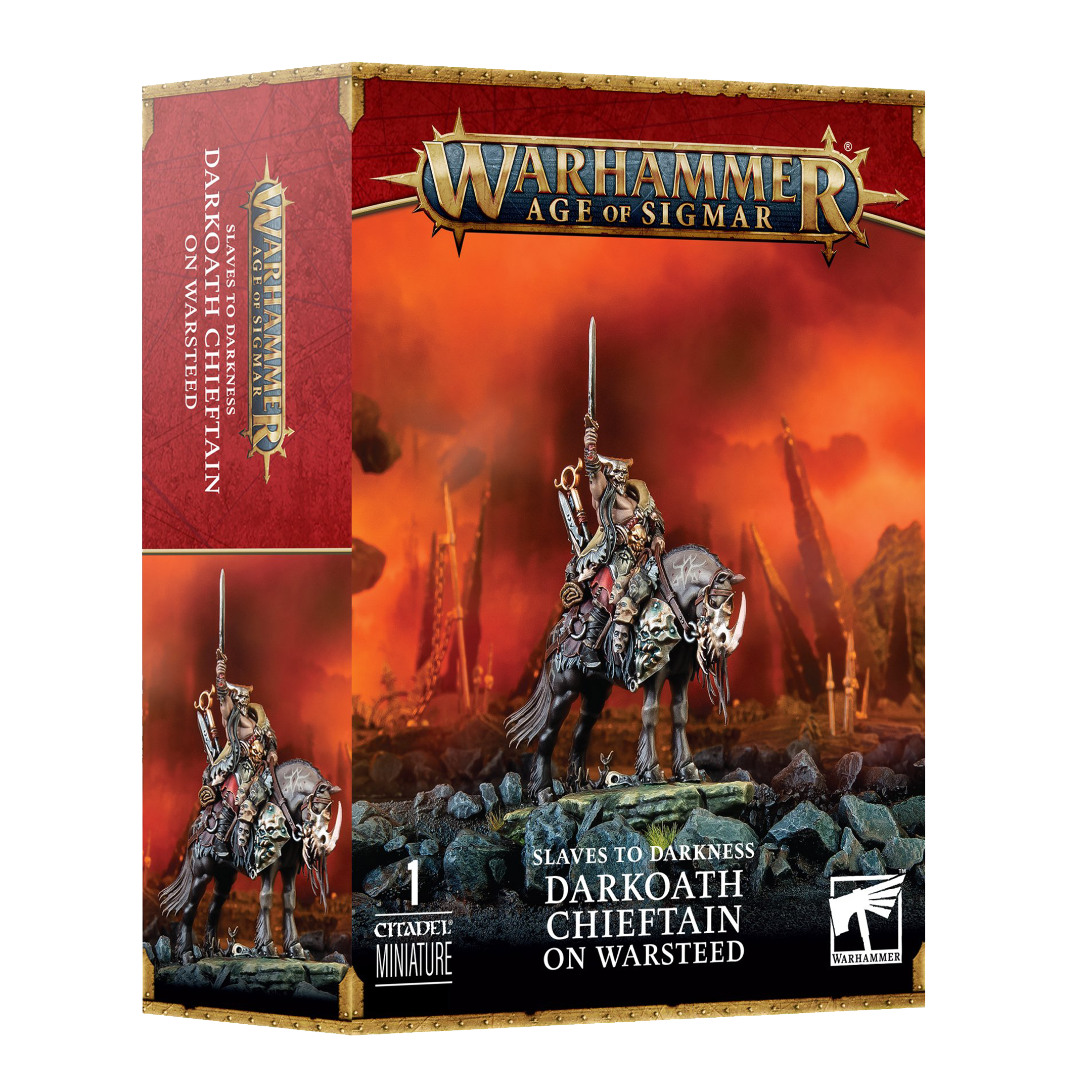 Darkoath Chieftan on Warsteed