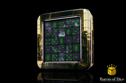 Day of the Dead Dice - Green Coffin