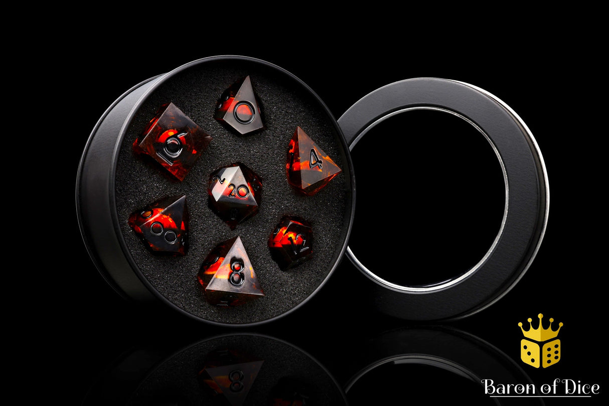 Evil Eye Liquid Core RPG Dice Set - 7 Pieces