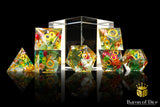 Royal Roses Sharp Edge RPG Dice Set - 7 Pieces