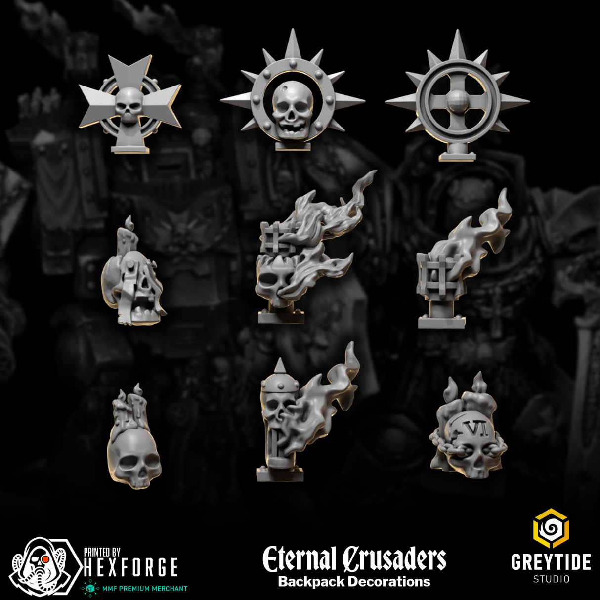Eternal Crusaders - Backpack Decorations