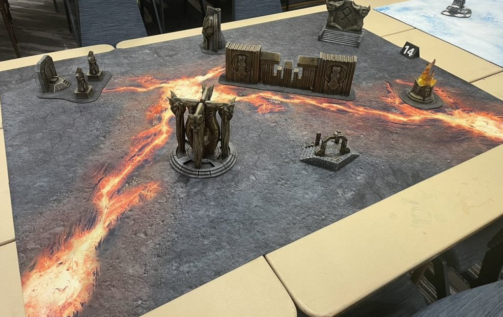 Infernal Steppes - Neoprene Battle Mat with Bag