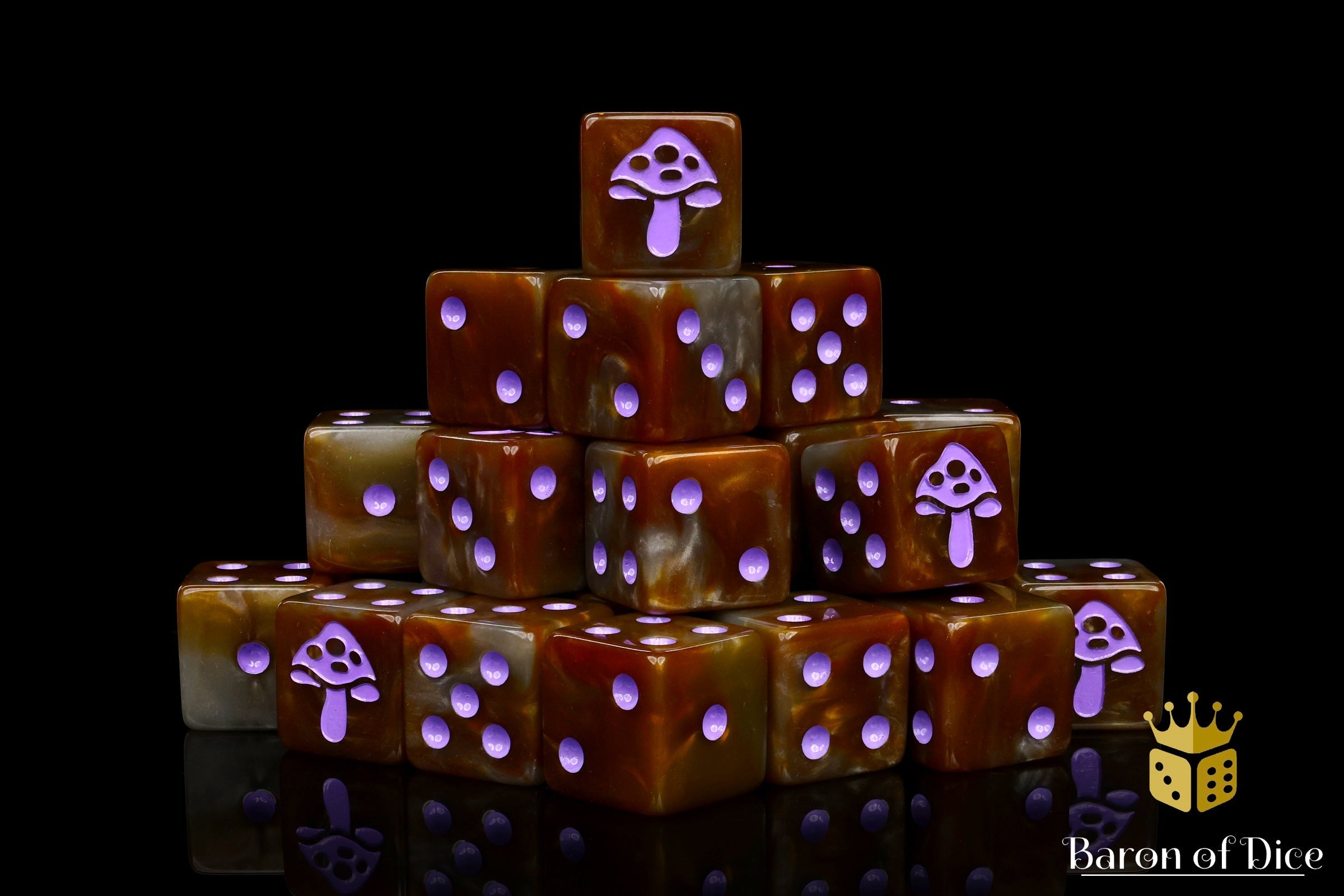 Shroom Dice - Purple