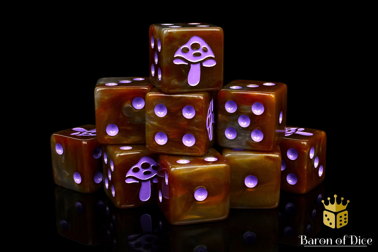 Shroom Dice - Purple