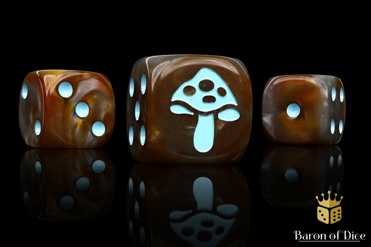 Shroom Dice - Ice Blue