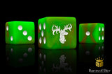 Forest Stag Dice - Green