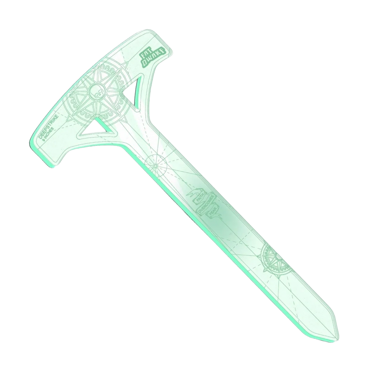 8" Deepstrike Ruler - 11th Edition Ready