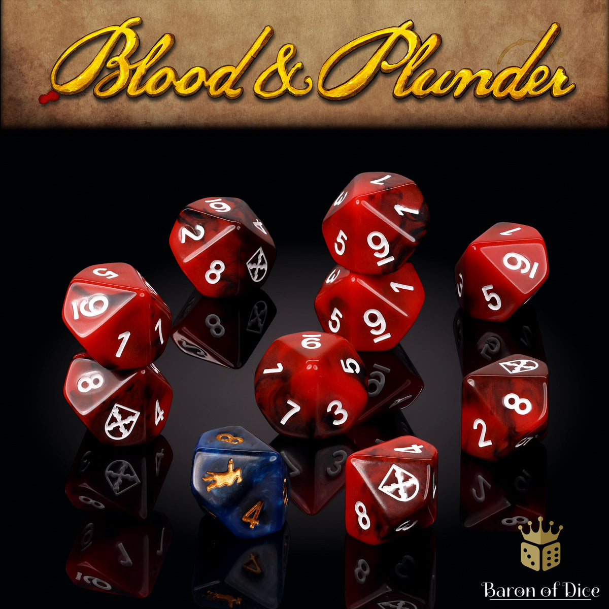 Blood & Plunder: Spain - Official Dice Set