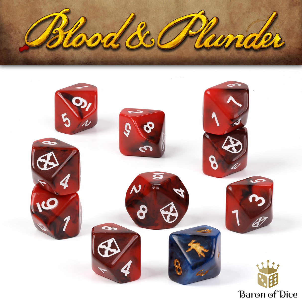 Blood & Plunder: Spain - Official Dice Set
