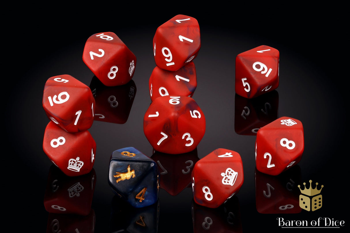 Blood & Plunder: English - Official Dice Set