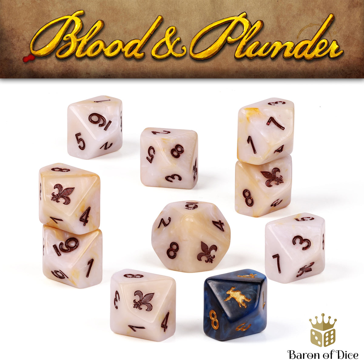 Blood & Plunder: French - Official Dice Set