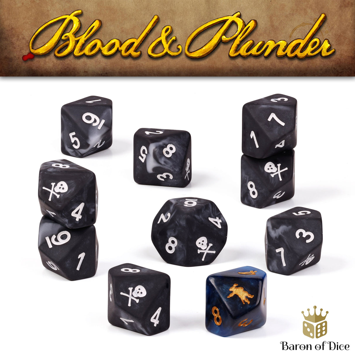 Blood & Plunder: Pirates - Official Dice Set