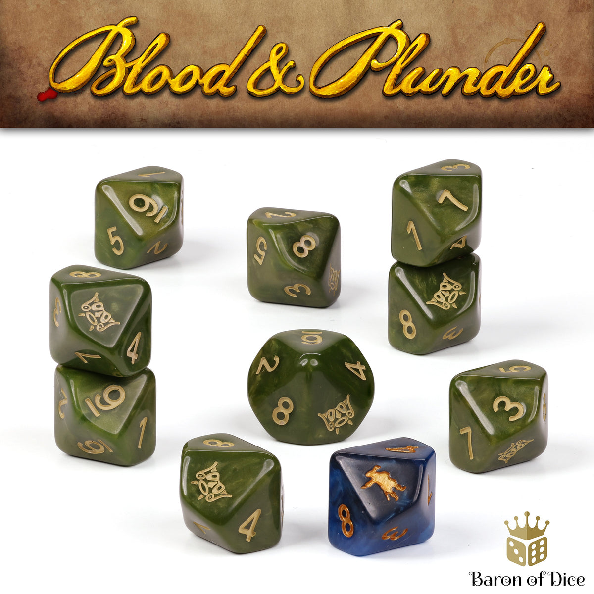 Blood & Plunder: Natives - Official Dice Set