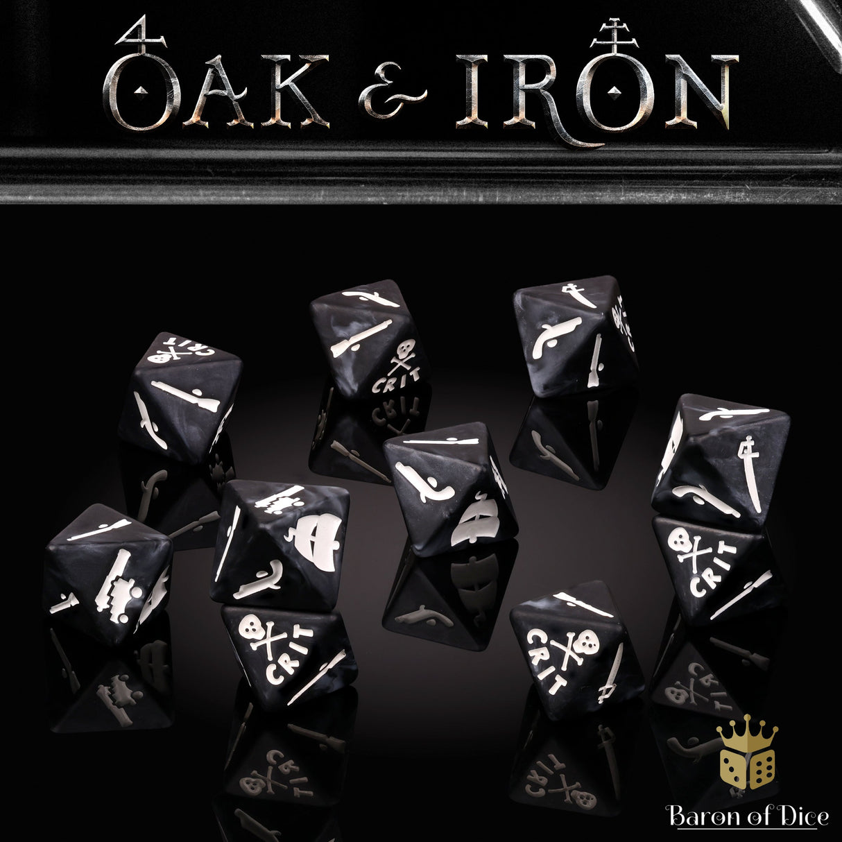 Oak & Iron: Pirates - Official Dice Set