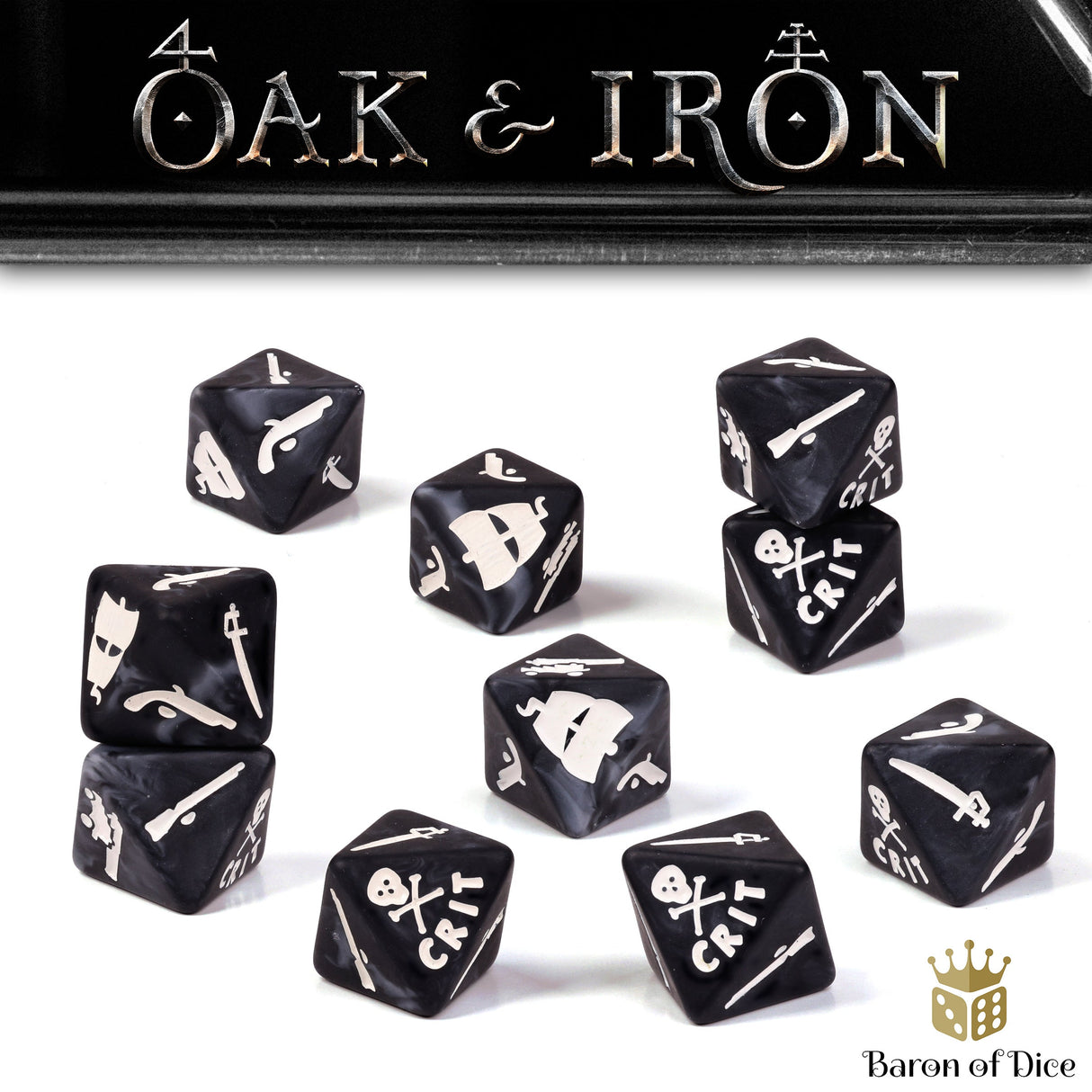 Oak & Iron: Pirates - Official Dice Set