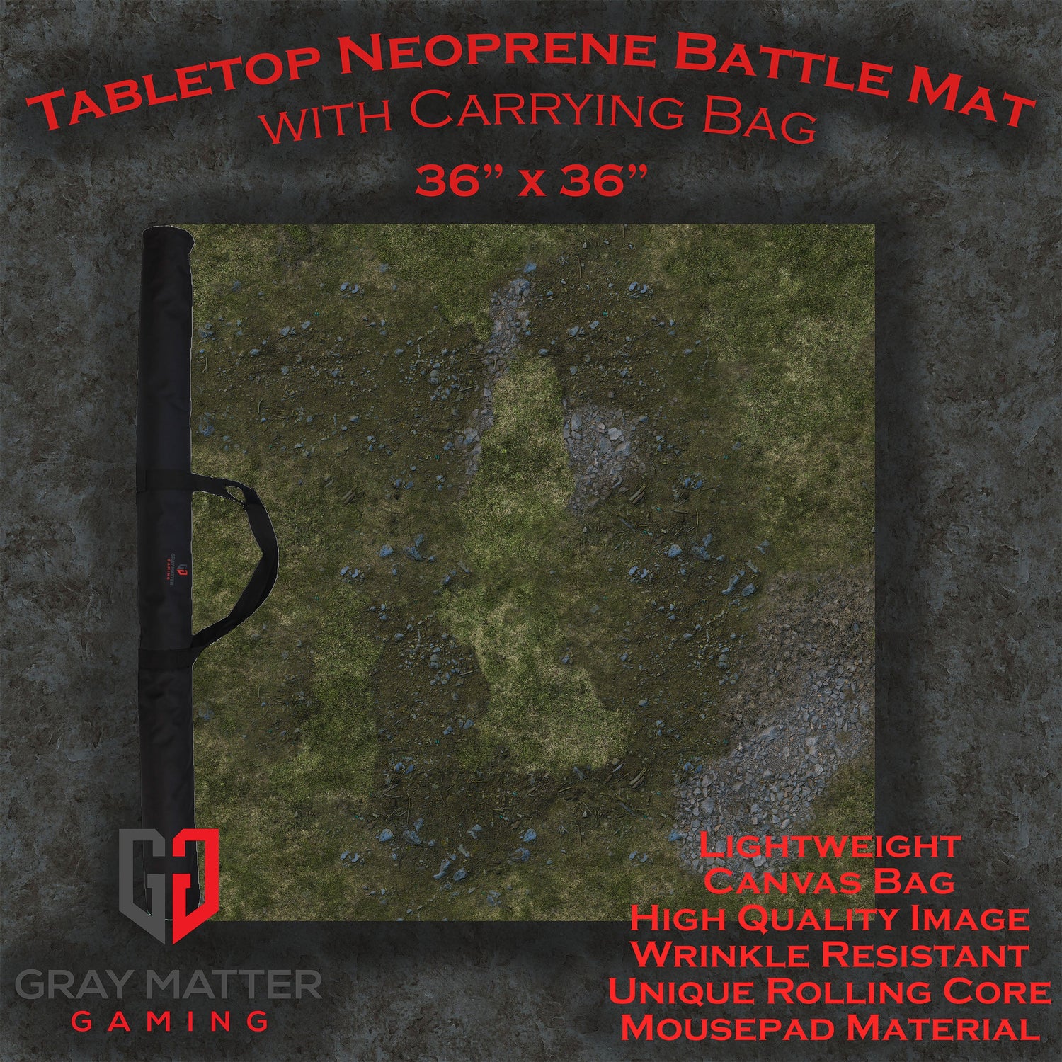 Fall Battlemat Field of Battle - Neoprene Battle Mat with Bag – Wargame Portal