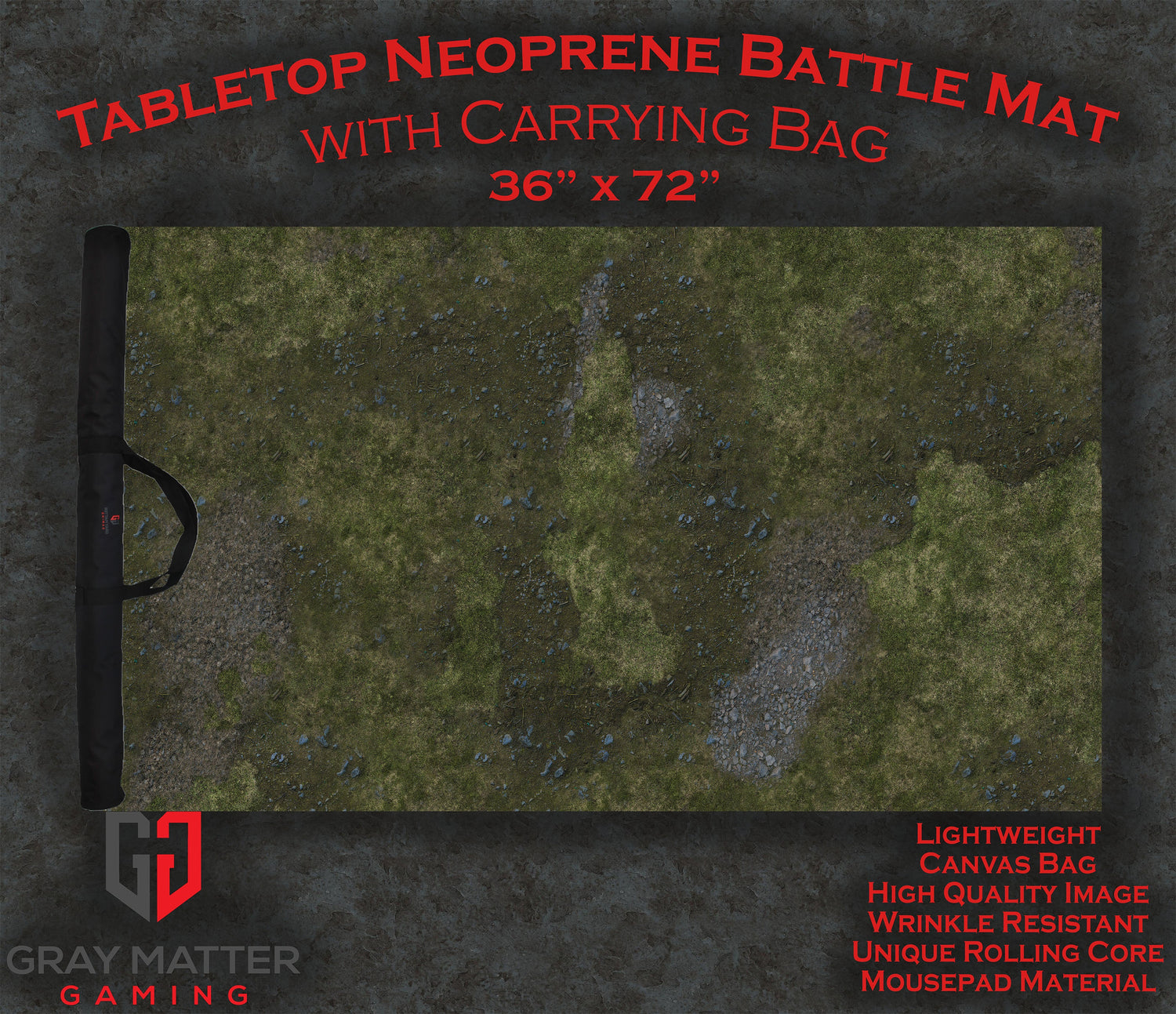 Field of Battle - Neoprene Battle Mat with Bag